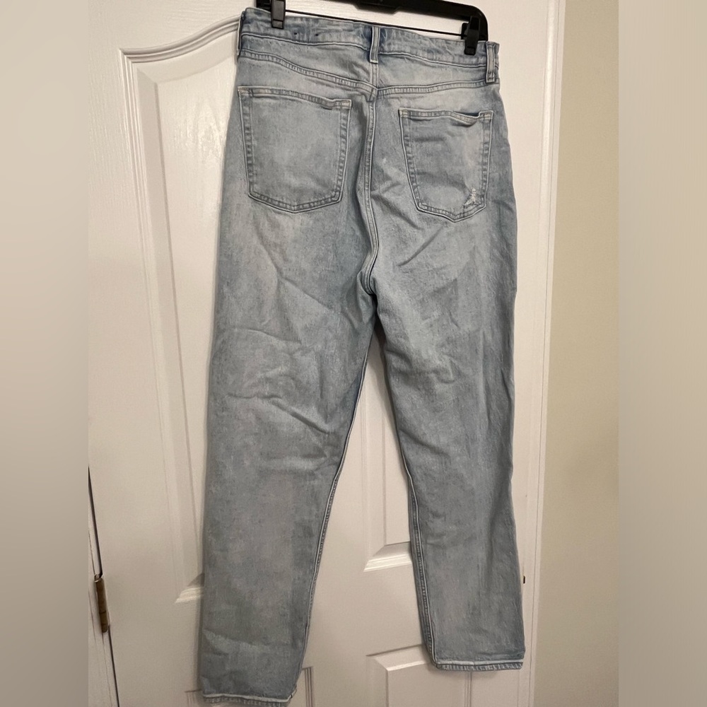 High-Rise Curvy Straight-Leg Jeans